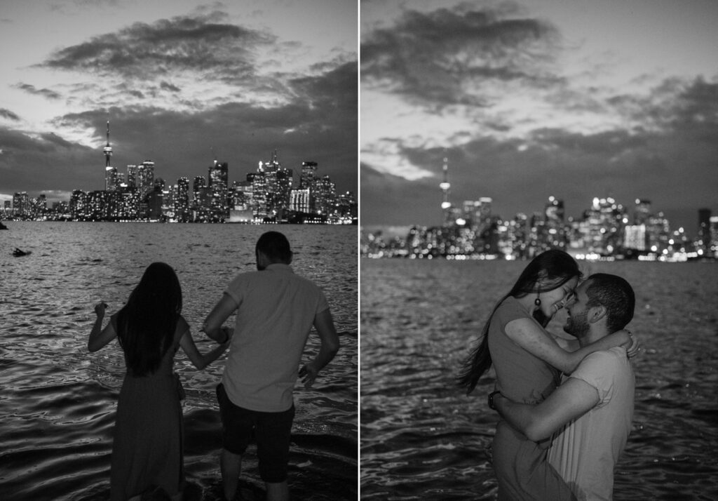 Toronto Island Engagement Photos Proposal Session