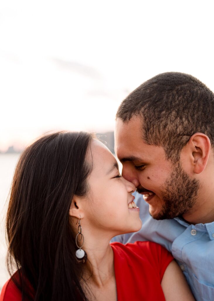 Toronto Island Surprise Engagement Proposal Picnic Photoshoot Session