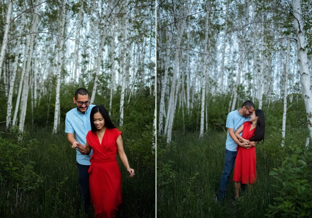 Toronto Island Surprise Engagement Proposal Picnic Photoshoot Session