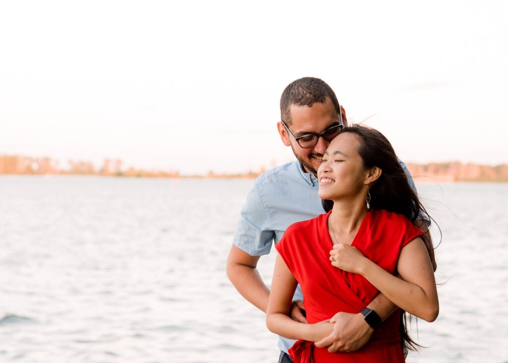 Toronto Island Surprise Engagement Proposal Picnic Photoshoot Session