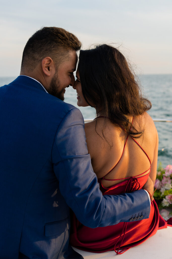 Surprise Boat Proposal Lake Ontario, Toronto - Photographer Lauren Newman
