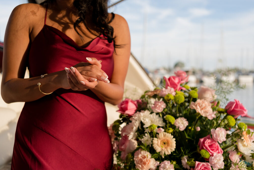 Surprise Boat Proposal Lake Ontario, Toronto - Photographer Lauren Newman
