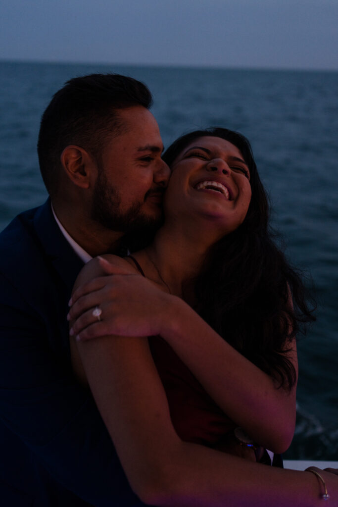 Surprise Boat Proposal Lake Ontario, Toronto - Photographer Lauren Newman