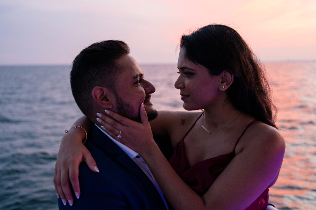 Surprise Boat Proposal Lake Ontario, Toronto - Photographer Lauren Newman