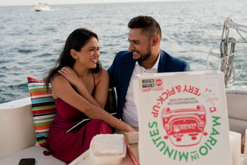Surprise Boat Proposal Lake Ontario, Toronto - Photographer Lauren Newman