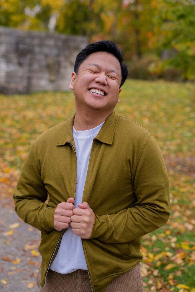 Surprise Fall Proposal Engagement Photos Guildwood Park - Photographer, Lauren Newman