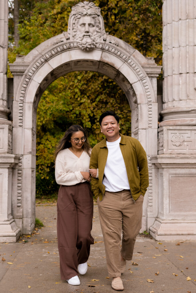 Surprise Fall Proposal Engagement Photos Guildwood Park - Photographer, Lauren Newman