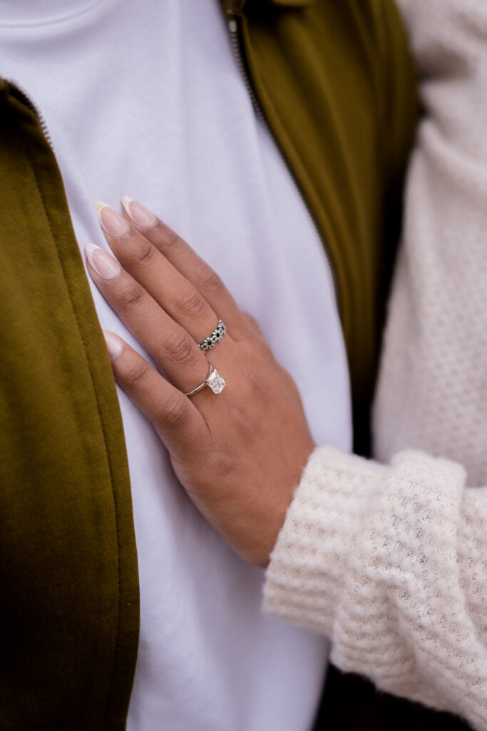 Surprise Fall Proposal Engagement Photos Guildwood Park - Photographer, Lauren Newman