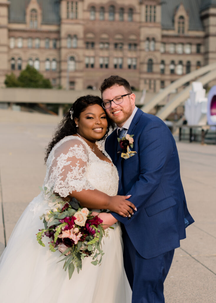City Hall Civil Ceremony Wedding Toronto Photographer Lauren Newman