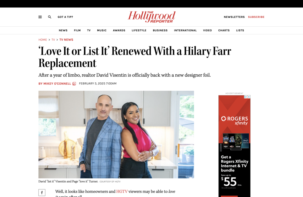 Hollywood Reporter Love it or List it Stills Photo - Lauren Newman