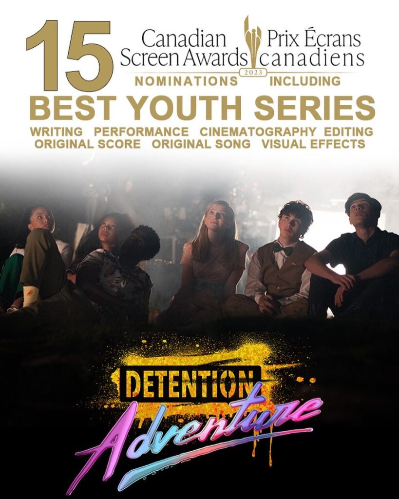 Canadian Screen Awards Winner 2023 Poster of Detention Adventure cast