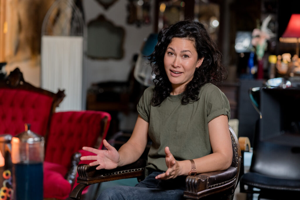 Sarika Cullis-Suzuki and Anthony Morgan present in a hairdressers in The Nature of Things episode Hairy Tales