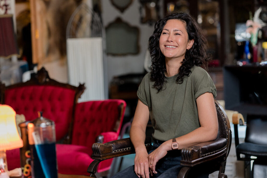 Sarika Cullis-Suzuki and Anthony Morgan present in a hairdressers in The Nature of Things episode Hairy Tales