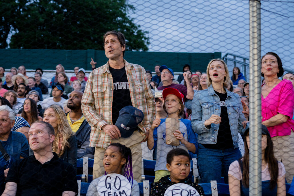 Luke Wilson is part of crowd watched baseball match in movie You Gotta Believe