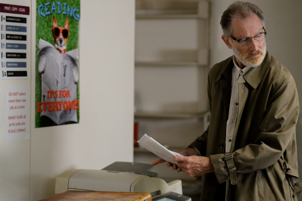 Darkest Miriam library goer