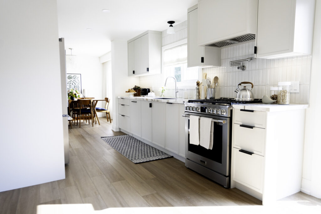 Love it or List it Renovated long Galley Kitchen