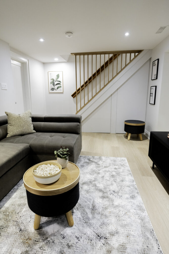 Love it or List it Renovated Basement