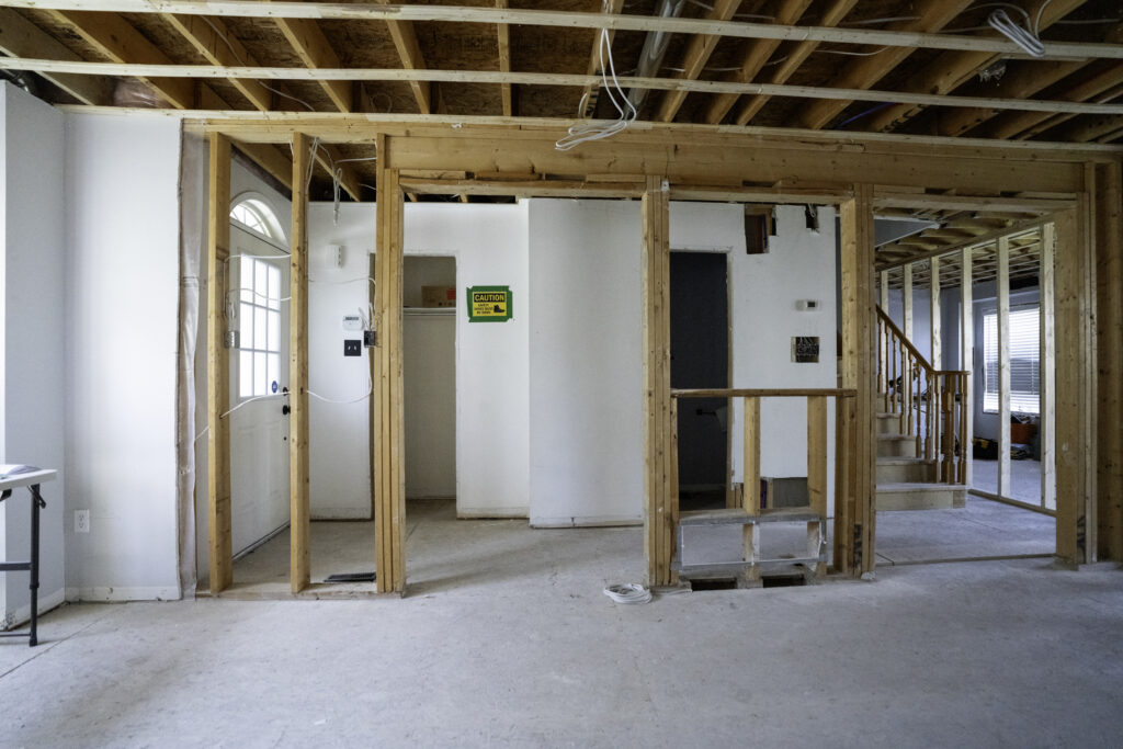 Love it or List it House under Construction