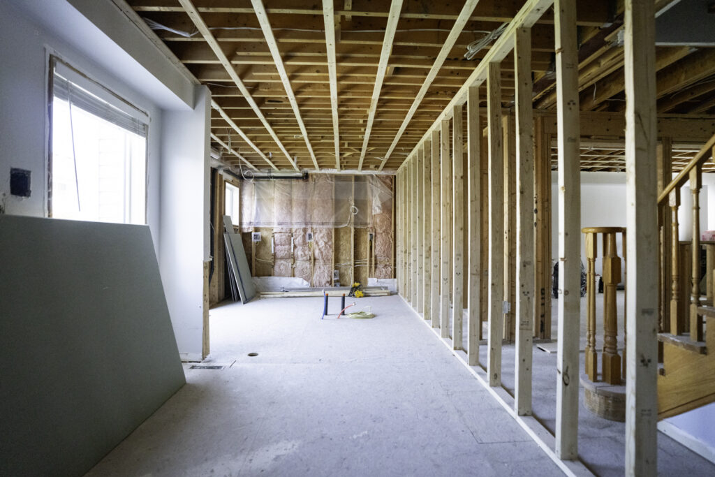 Love it or List it House under construction