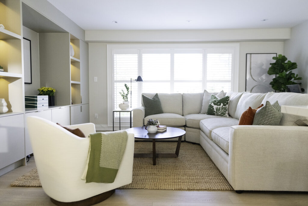 Love it or List it Renovated Living Room